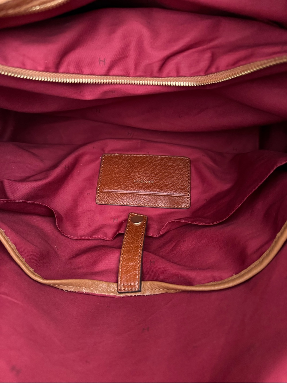 Hammitt Otis Leather Weekender Bag in Manzanita - Picture 14 of 15